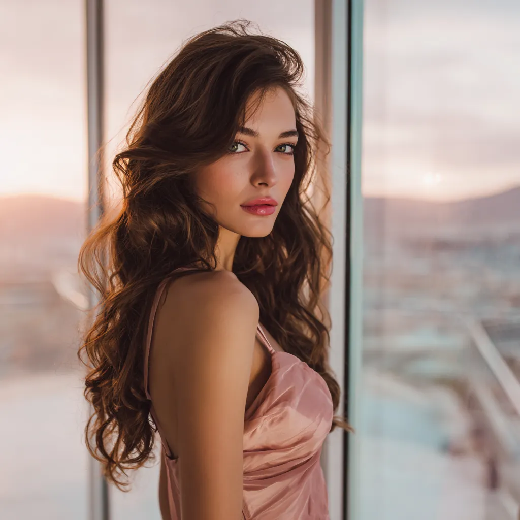 CamSoda AI companion in a summer dress outdoors